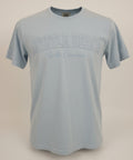 Light Blue Embroidery Garment Dye T-Shirt Myrtle Beach Applique