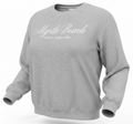 Silver Corduroy Crewneck Sweatshirt Embroidery Front ,Myrtle Beach