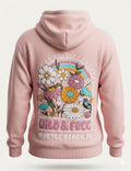 Blush Hoodie Sweatshirt Puff Decal FB ,Myrtle Beach