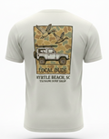 Cream Printed T-Shirt Myrtle Beach , Jeep