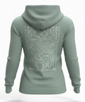 Light Green Hoodie Sweatshirt Puff Decal FB ,Myrtle Beach