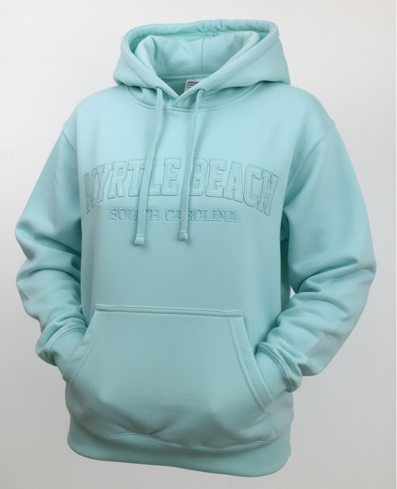 Myrtle Beach hoodie - sleeves bent inward
