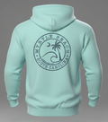 Pastel Green Adult Pullover Hoodie print Myrtle Beach , Wave